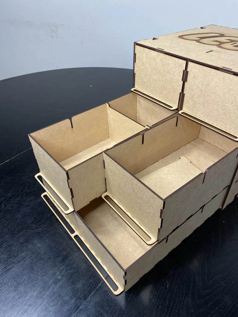Mueble organizador personalizado para piezas LEGO