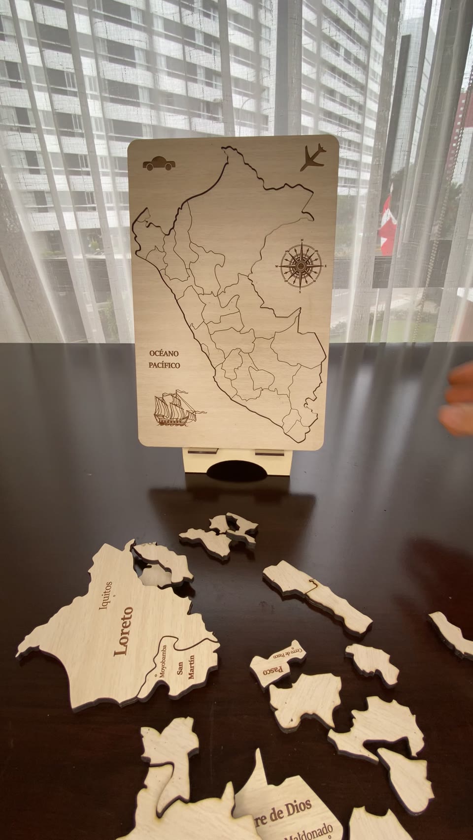 Mapa educativo del Perú durante el proceso de armado